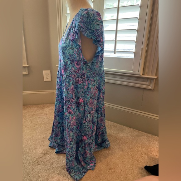 Lilly Pulitzer Shells and Bella Kawai Swing Dress XL - Picture 3 of 5